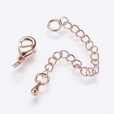Long-Lasting Plated Brass Chain Extender LS-KK-F711-09RG-1