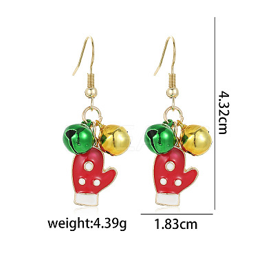 Christmas Alloy Dangle Earrings FS-WGC5D36-24-1