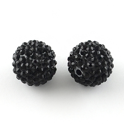 Resin Rhinestone Beads RESI-S315-16x18-01-1