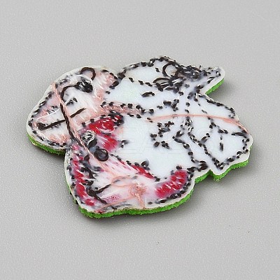 Polyester Iron on/Sew On Patches PATC-WH0007-89A-1