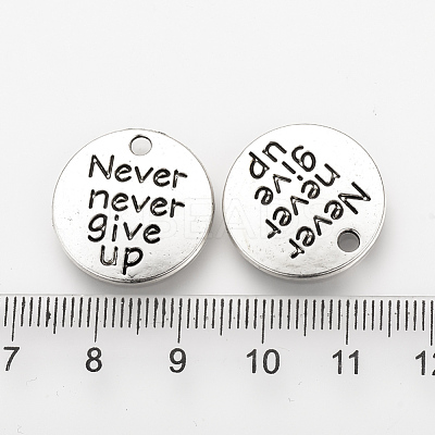 Tibetan Style Alloy Pendants TIBEP-Q078-20AS-RS-1