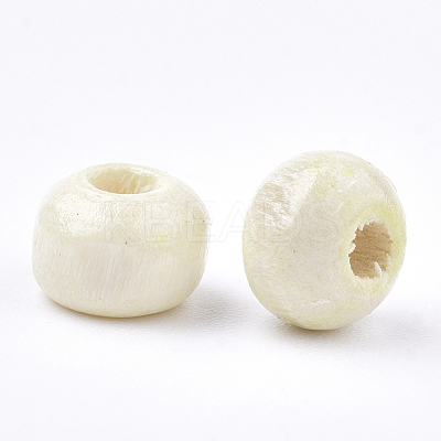Dyed Natural Wood Beads WOOD-Q006-6mm-04-LF-1