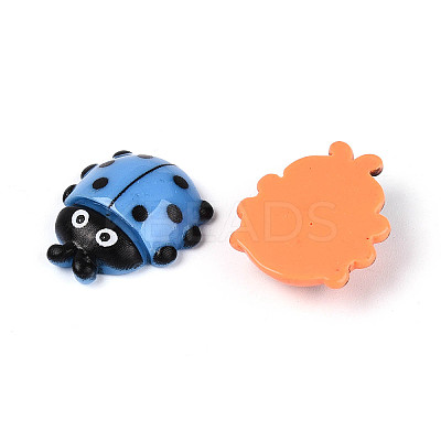 Opaque Resin Cabochons RESI-T026-22M-1