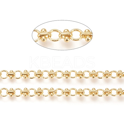 Handmade Brass Link Chains X-CHC-M019-02G-1