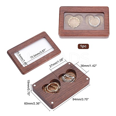 Black Walnut Jewelry Box OBOX-WH0010-03-1