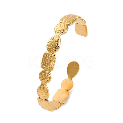 304 Stainless Steel Cuff Bangles for Women LS-BJEW-F491-01G-02-1