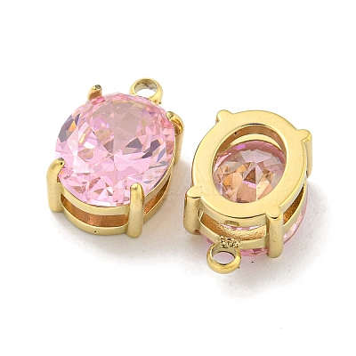 PVD Vacuum Plating 304 Stainless Steel Pendants Cubic Zirconia Pendants STAS-L278-009P-A02-1