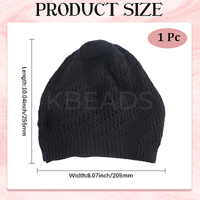 Acrylic Fiber Hand Woven Hat AJEW-WH20067-095B-1