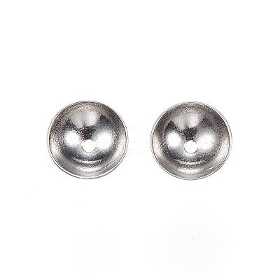 Tarnish Resistant 201 Stainless Steel Bead Caps STAS-F040-20D-P-1
