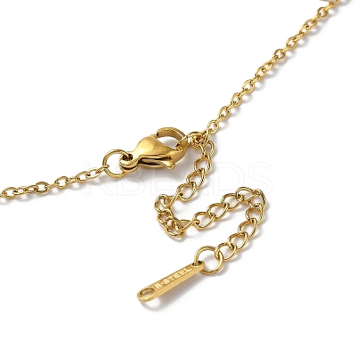 304 Stainless Steel Pendaant Necklaces NJEW-D047-01G-1