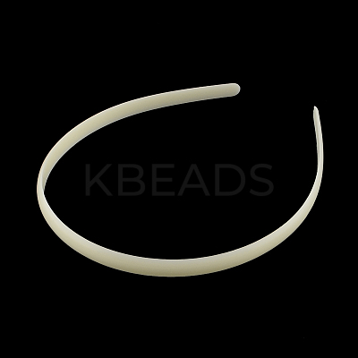 Plain Headwear Hair Accessories Plastic Hair Band Findings OHAR-S186-03-1