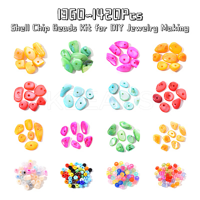 Beads Kit for DIY Jewelry Making Finding Kit DIY-YW0004-34-1