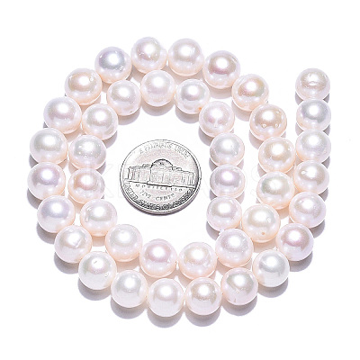 Natural Cultured Freshwater Pearl Beads Strands PEAR-N016-09C-1