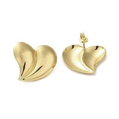 Ion Plating(IP) 304 Stainless Steel Stud Earrings LS-EJEW-C082-03C-G-1