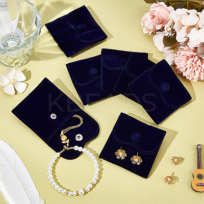 10Pcs Velvet Jewelry Pouches AJEW-NB0005-66F-1