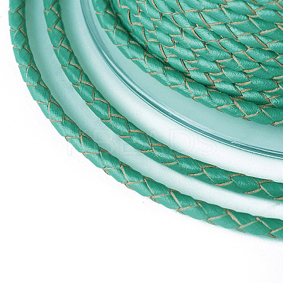Braided Cowhide Cord WL-I004-3mm-B-09-1