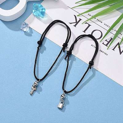 Adjustable Nylon Thread Bracelets BJEW-JB05637-1