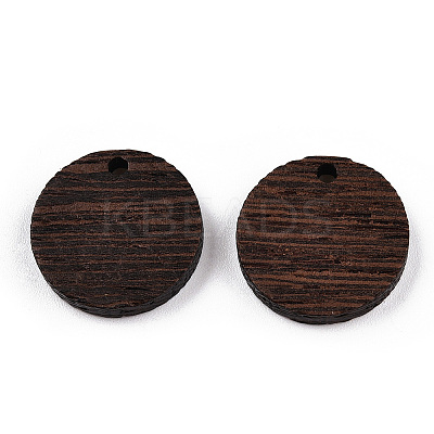 Natural Wenge Wood Pendants WOOD-T023-29B-01-1