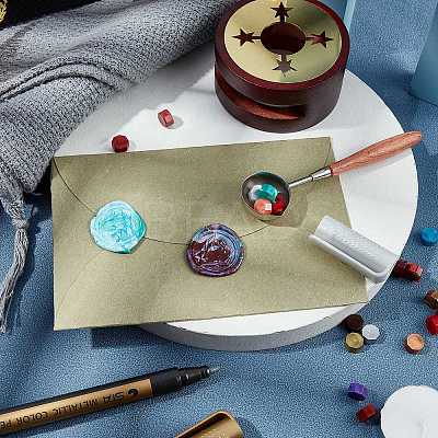 Fire Wax Seal Wax Sealing Stamps Tool Kits DIY-CP0003-37-1