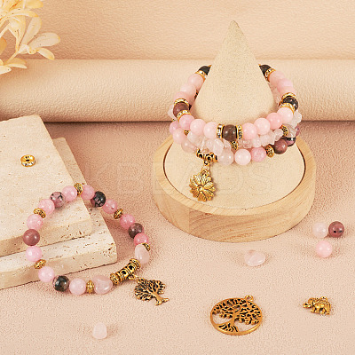 DIY Gemstone Bracelet Making Kit DIY-TA0003-90-1