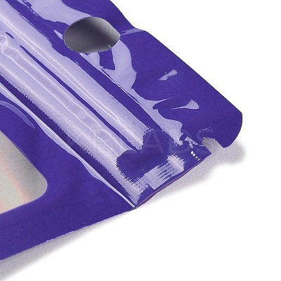 Rectangle Glitter Holographic PVC Resealable Packaging Bags ABAG-P011-01A-03-1
