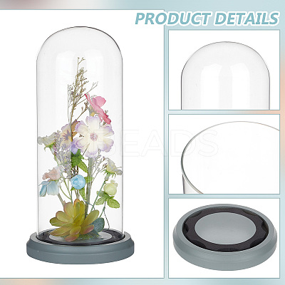 Glass Dome Cover AJEW-WH0471-49A-1