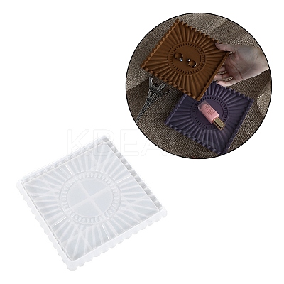 DIY Jewelry Plate Storage Silicone Molds DIY-F148-03B-1