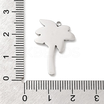 304 Stainless Steel Pendants STAS-A126-03F-GP-1