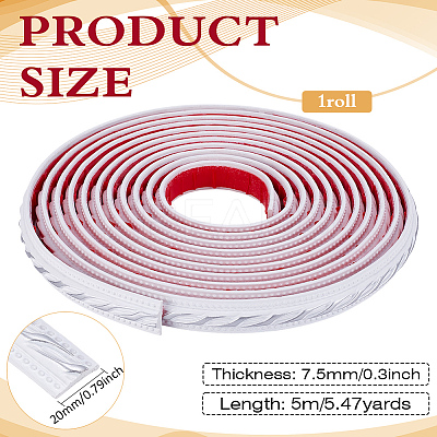PVC Self-adhesive Flexible Molding Trim FIND-WH0148-465-1