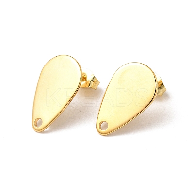201 Stainless Steel Stud Earring Findings STAS-D244-27G-1
