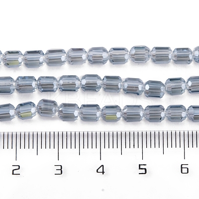 Electroplate Glass Beads Strands EGLA-D031-01-03-1