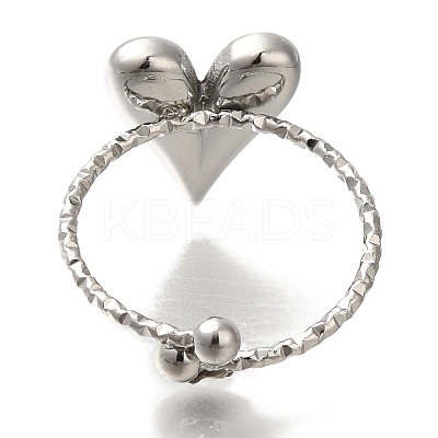 304 Stainless Steel Cuff Rings RJEW-Z074-09P-1