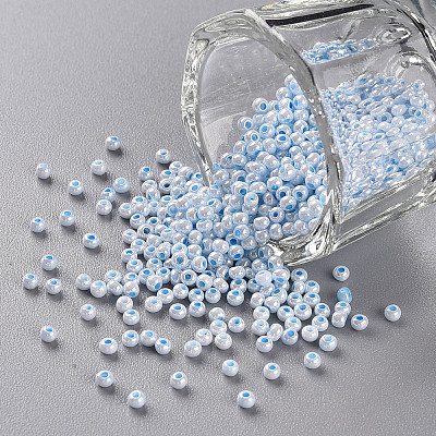11/0 FGB Grade A Ceylon Glass Seed Beads X-SEED-N001-B-0486-1