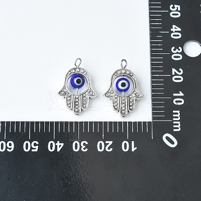 Alloy Lampwork Pendants PALLOY-CJ0001-168-1