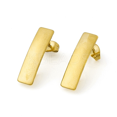 304 Stainless Steel Stud Earrings Finding STAS-C061-13G-1