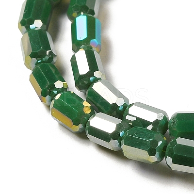 Electroplate Glass Beads Strands EGLA-D031-01E-1