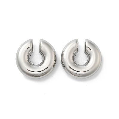 304 Stainless Steel C-Shaped Cuff Earrings for Women EJEW-M068-30P-1