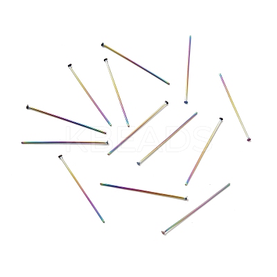 Ion Plating(IP) 304 Stainless Steel Flat Head Pins X-STAS-E156-02M-01-1