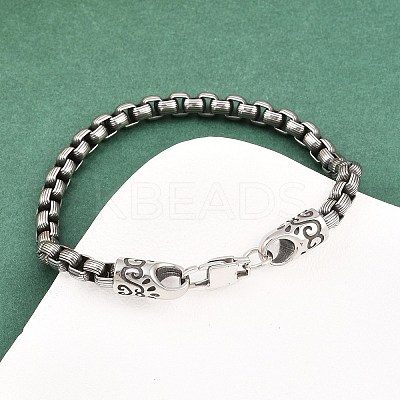 316 Surgical Stainless Steel Link Bracelets BJEW-C125-14-1