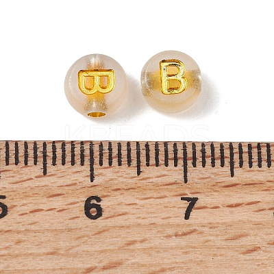 Luminous Transparent Acrylic Beads OACR-P037-01B-B-1