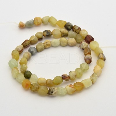 Natural Jade Bead Strands X-G-P070-02-1