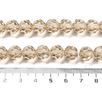 Transparent Glass Beads EGLA-A035-T10mm-D22-1