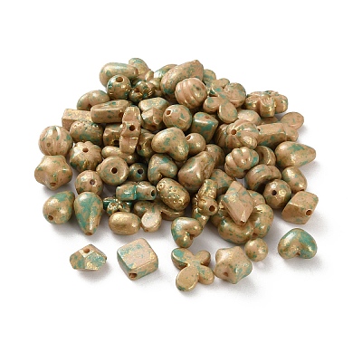 Opaque Acrylic Beads OACR-M015-15E-1