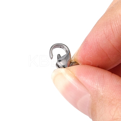 Tarnish Resistant 304 Stainless Steel Lobster Claw Clasps X-STAS-M262-01-12mm-1