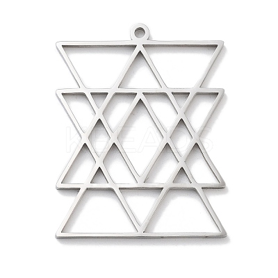Anti-Tarnish 304 Stainless Steel Pendants LS-STAS-U030-05P-1