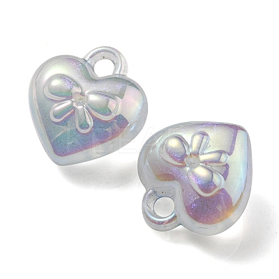 Luminous UV Plating Transparent Acrylic Pendants OACR-P010-10C-1