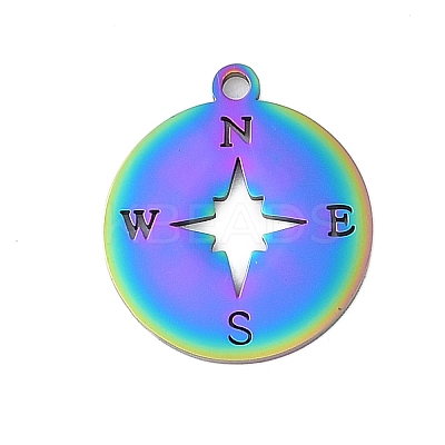Ion Plating(IP) 304 Stainless Steel Pendants STAS-T044-236M-1