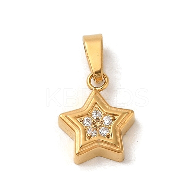 Ion Plating(IP) 304 Stainless Steel Pendants STAS-C103-07G-1