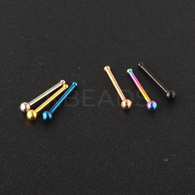 304 Stainless Steel Round Ball Nose Bone Rings WG2C4E4-03-1