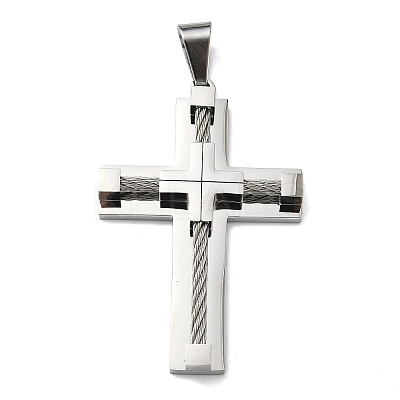 304 Stainless Steel Pendants STAS-H256-05P-1